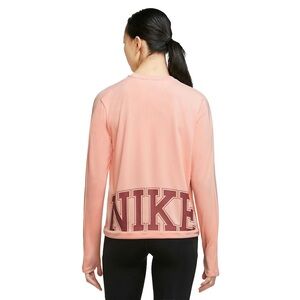 Nike Women's Peach Long Sleeve Sweatshirt